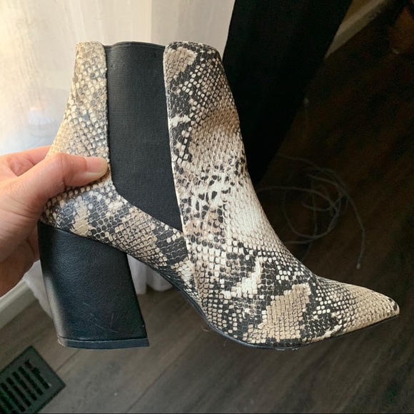Snake print booties - Picture 3 of 8